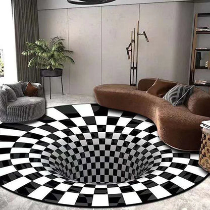 3D Vortex Illusion Back Carpet